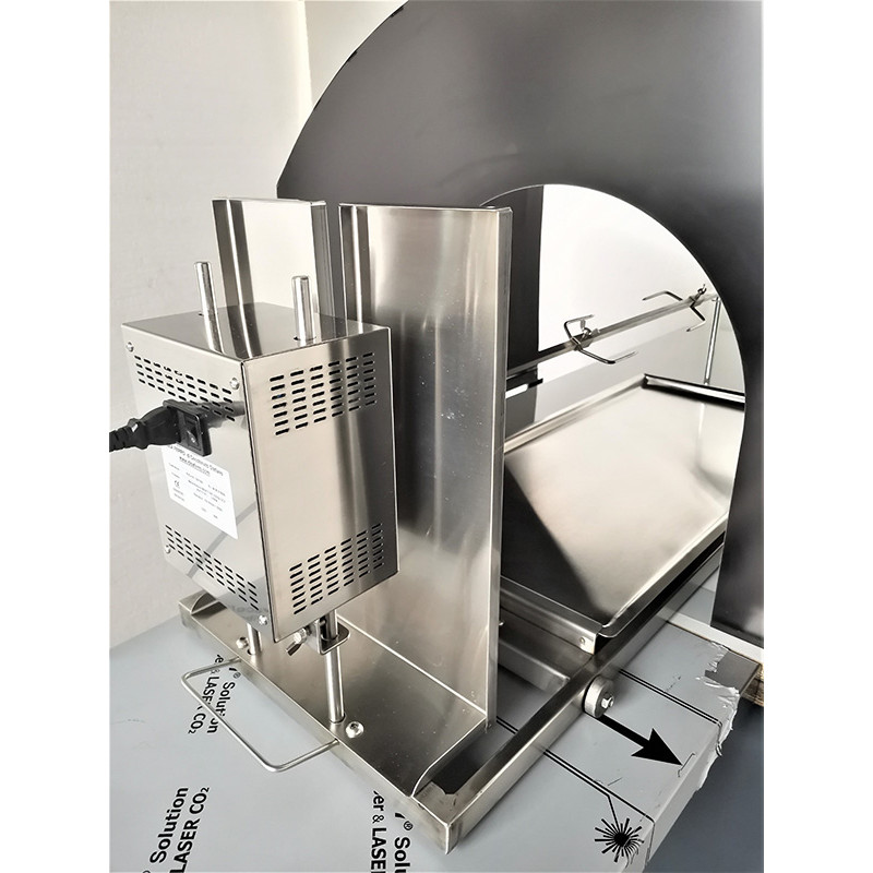 Girarrosto per forno da pizza con spiedo planetario