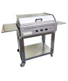 Barbecue a gas Professional 3 fuochi angolari doppia