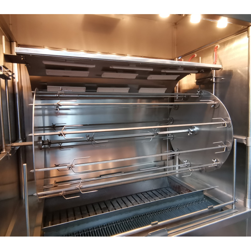 Girarrosto Professionale a carbonella