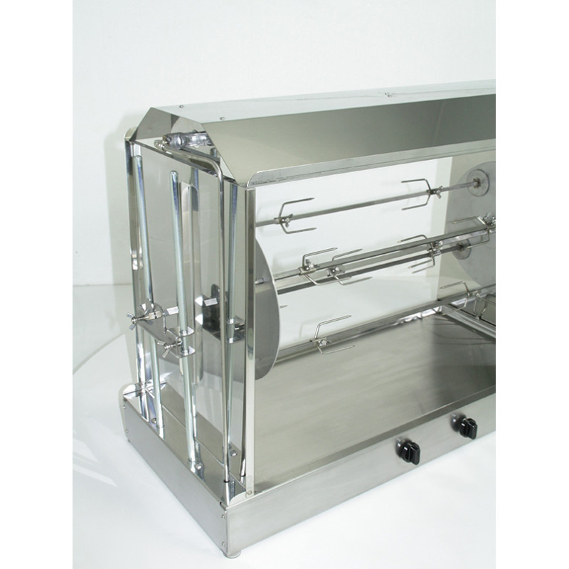 Girarrosto a gas con spiedo planetario