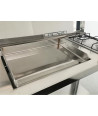 Cucina a Gas da Esterno con plancha liscia in acciaio inox 304