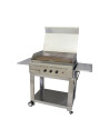 Barbecue a gas Professional 3 fuochi piastra smaltata
