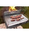 Barbecue a legna con griglia in acciaio inox 304