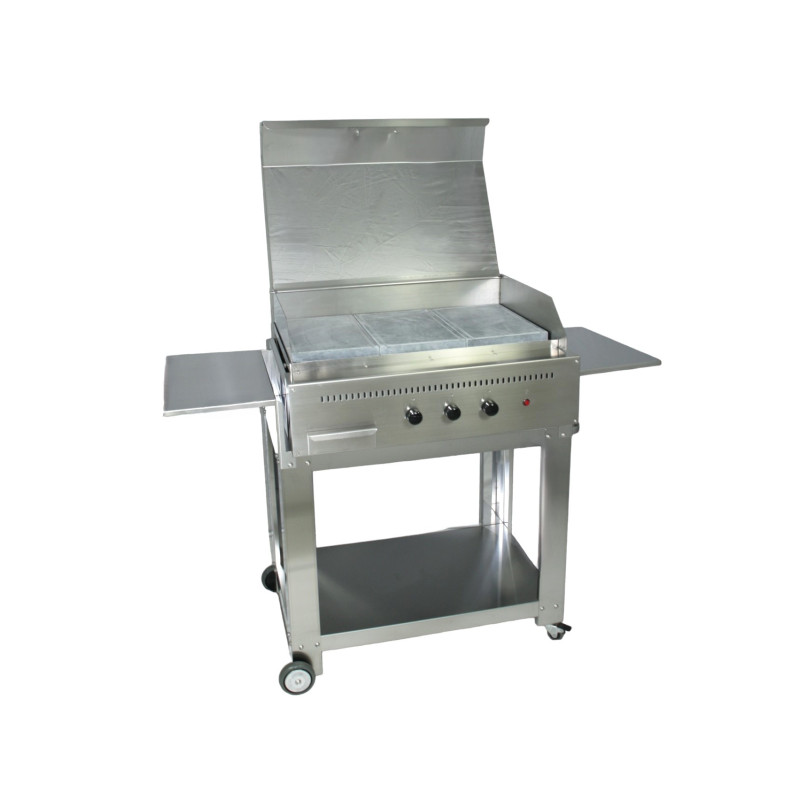 Barbecue a gas Professional 3 fuochi pietra ollare