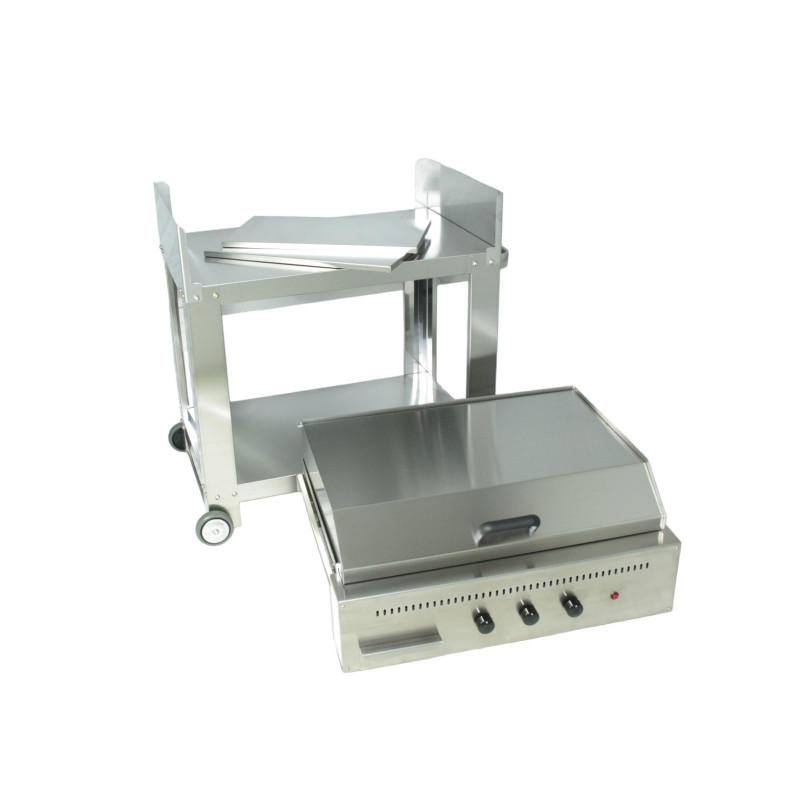 Barbecue a gas Professional 3 fuochi pietra ollare