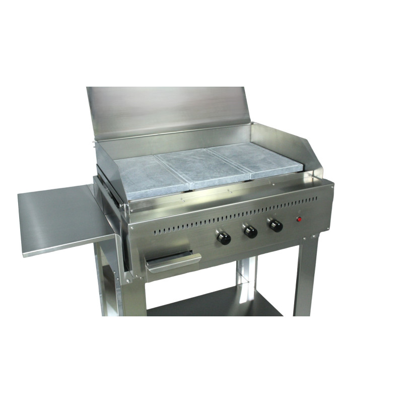 Barbecue a gas Professional 3 fuochi pietra ollare
