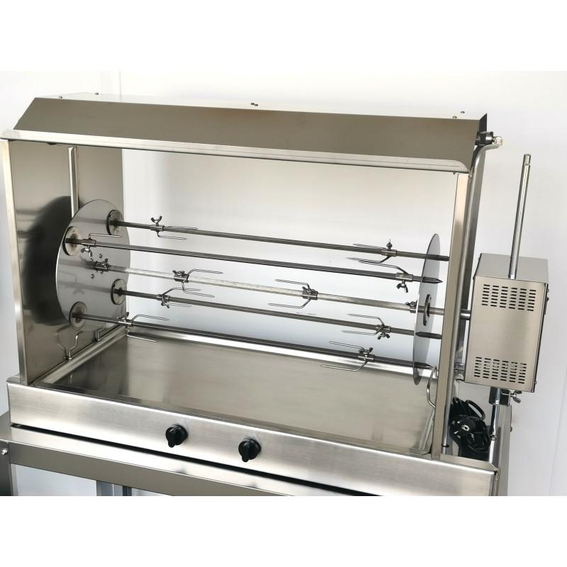 Girarrosto a gas con spiedo planetario