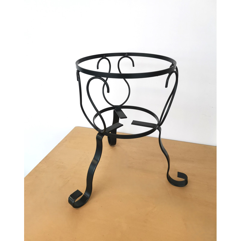 Portavaso treppiede tondo