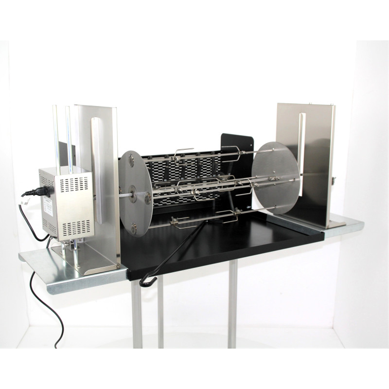 Barbecue Maxi con girarrosto elettrico e spiedo planetario