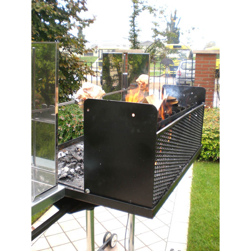 Lamiera strappata parascintille per barbecue