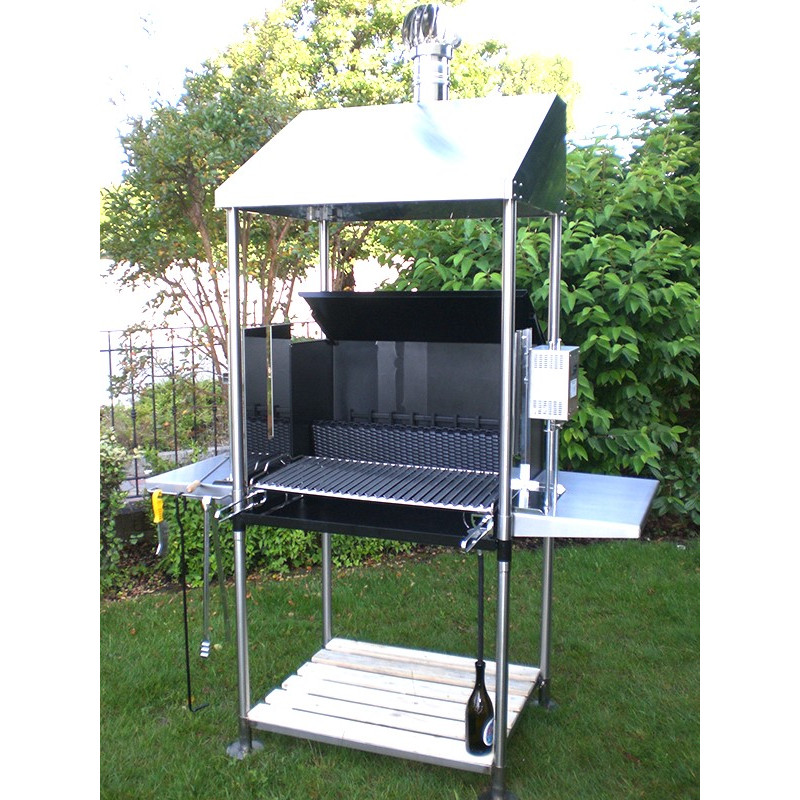 Caminetto Maxi con Griglia Regolabile