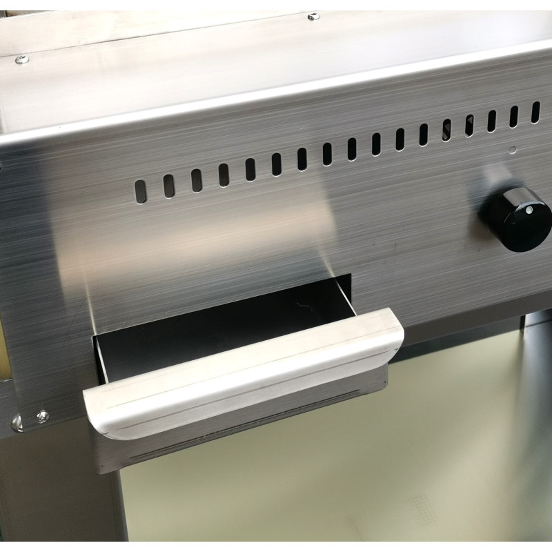 Barbecue a gas Professional 3 fuochi piastra liscia