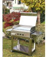 Barbecue a gas Professional 3 fuochi pietra ollare
