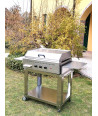 Barbecue a gas Professional 3 fuochi pietra ollare