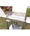 Barbecue a gas Professional 3 fuochi piastra liscia