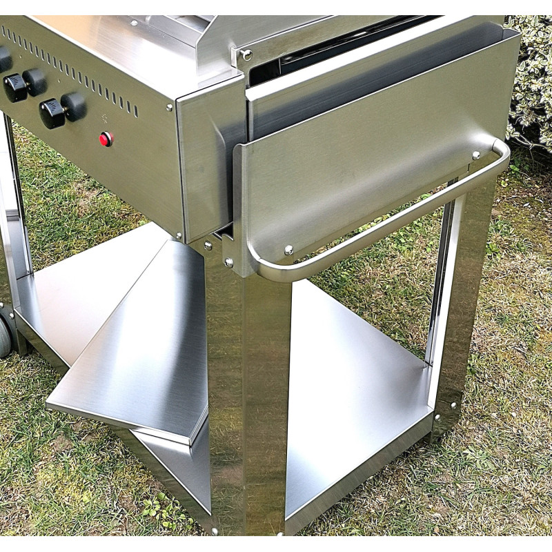 Barbecue a gas Professional 3 fuochi piastra liscia