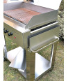 Barbecue a gas Professional 3 fuochi piastra smaltata