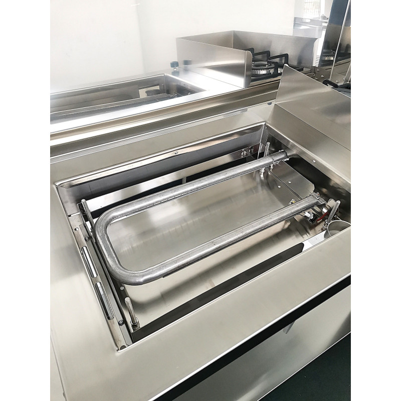 Cucina a Gas da Esterno con piastra smaltata in pietra refrattaria