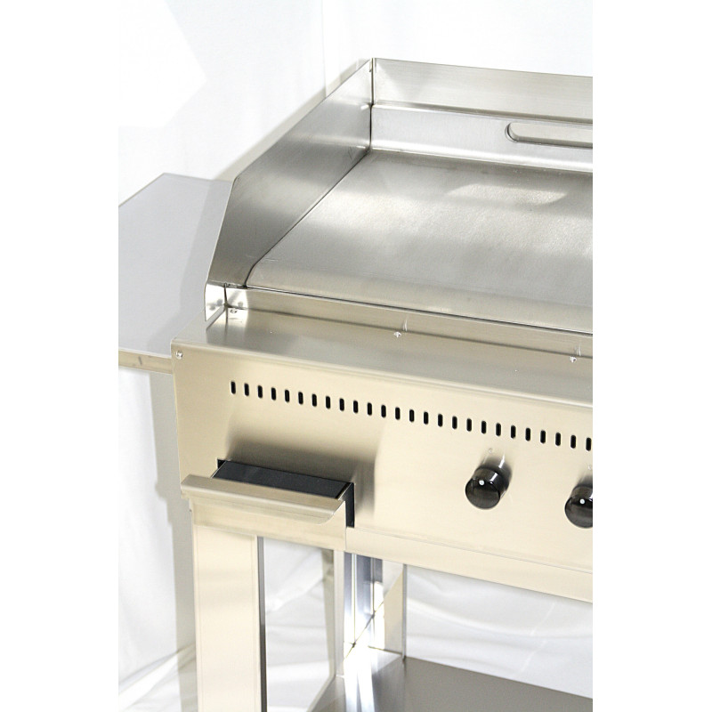 Barbecue a gas Professional 4 fuochi piastra liscia