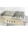Barbecue a gas Professional 4 fuochi piastra liscia