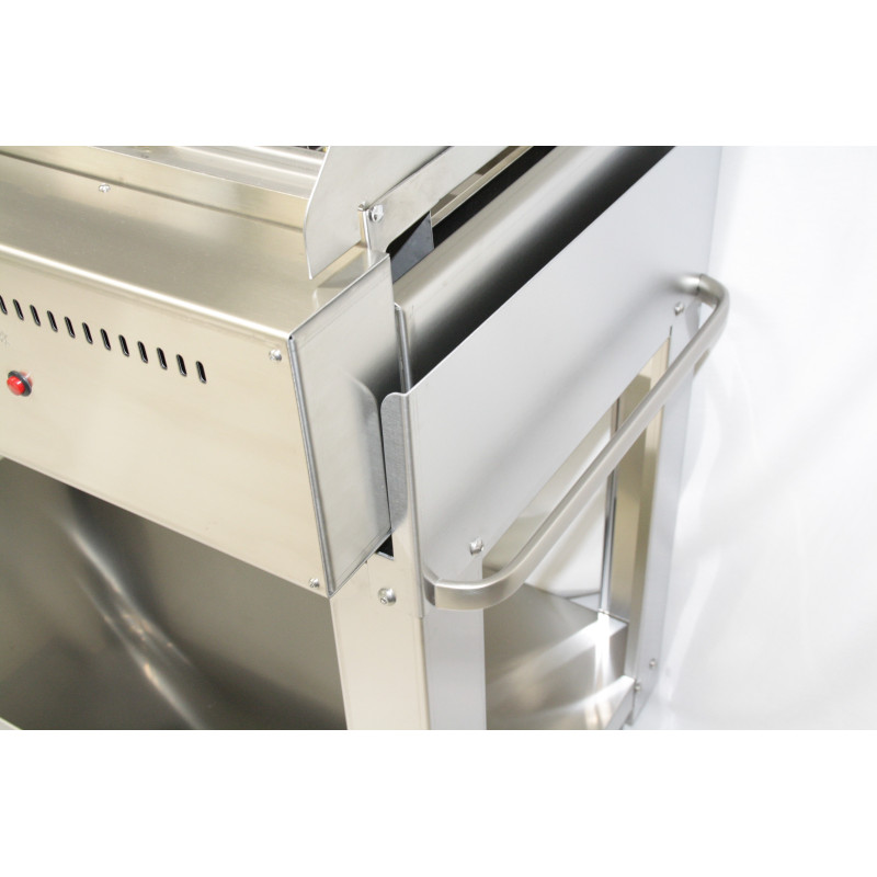 Barbecue a gas Professional 4 fuochi piastra liscia