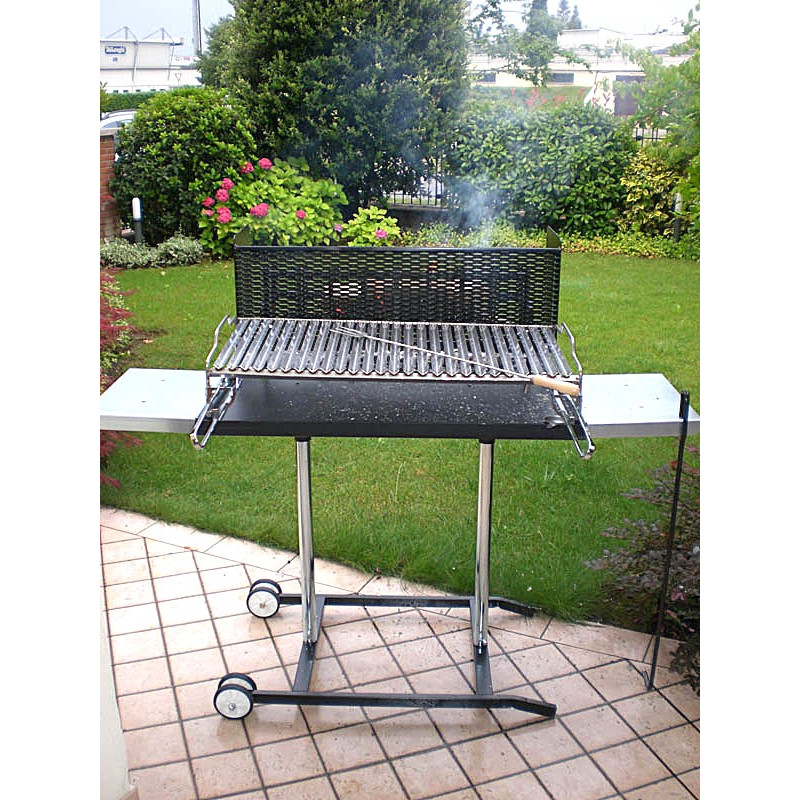 Barbecue Maxi con parrilla in acciaio inox 304 regolabile