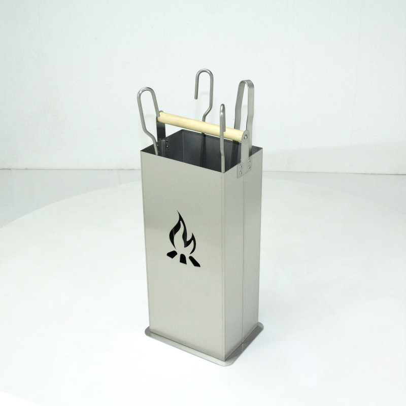 Porta attrezzi completo satinato