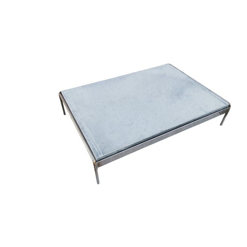 Barbecue a gas con piastra in pietra ollare e Fry Top