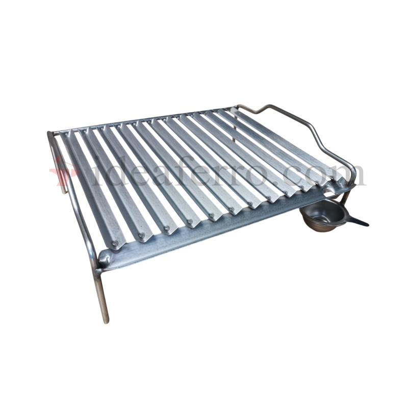 Griglie 40x35cm in acciaio inox 430