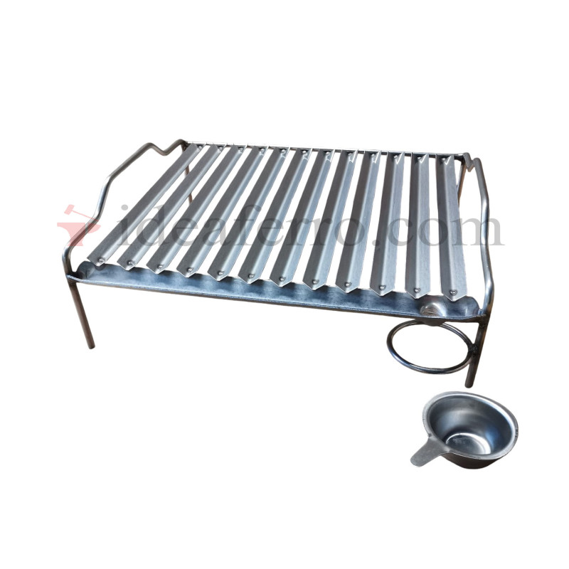 Griglie 40x35cm in acciaio inox 430