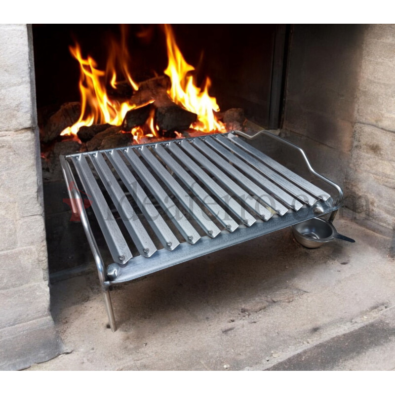 Griglie 40x35cm in acciaio inox 430