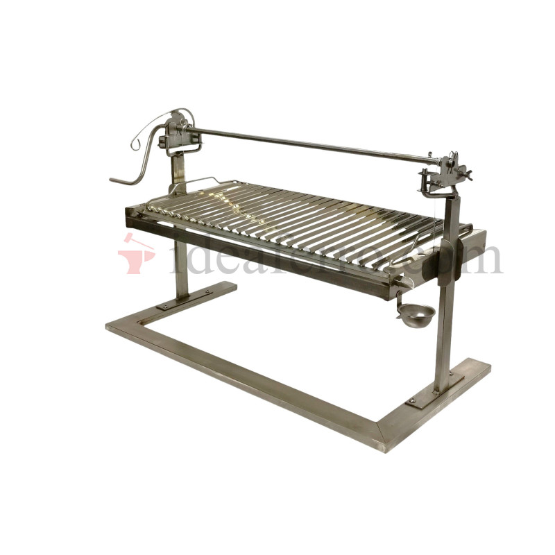 Griglia con sistema di sollevamento