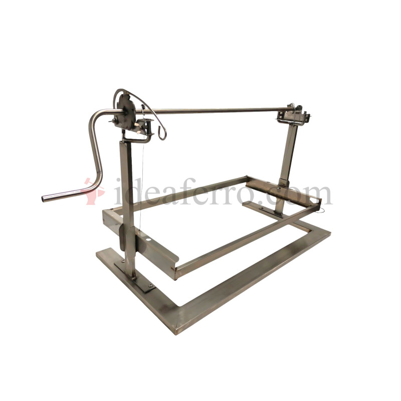 Griglia con sistema di sollevamento