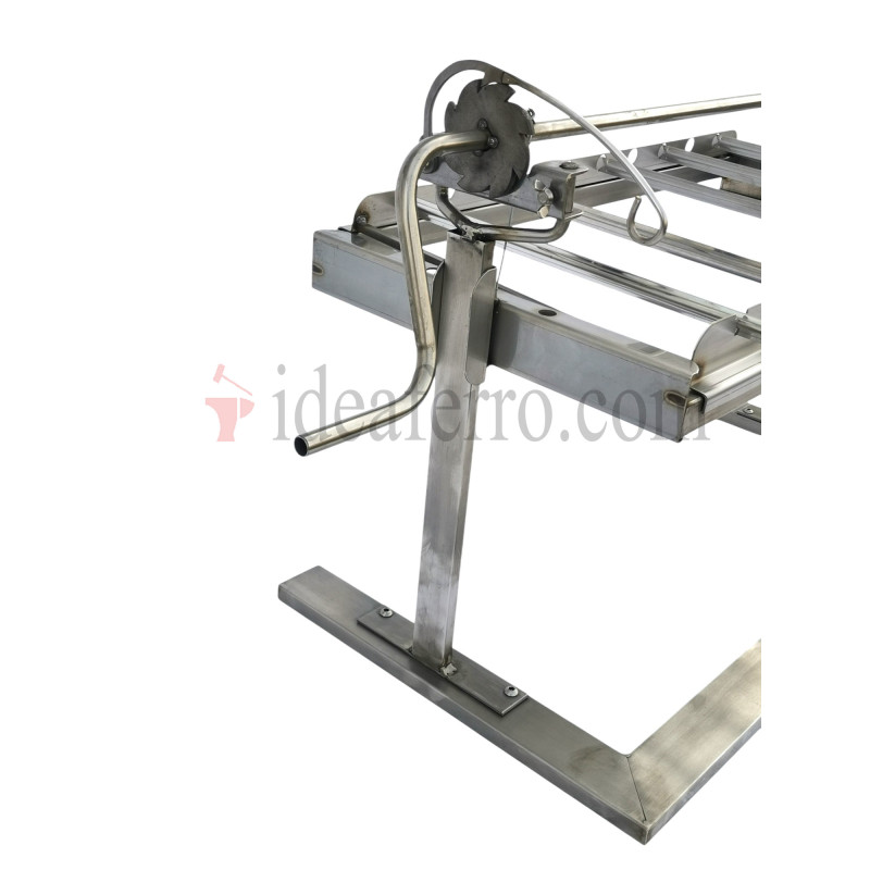 Griglia con sistema di sollevamento