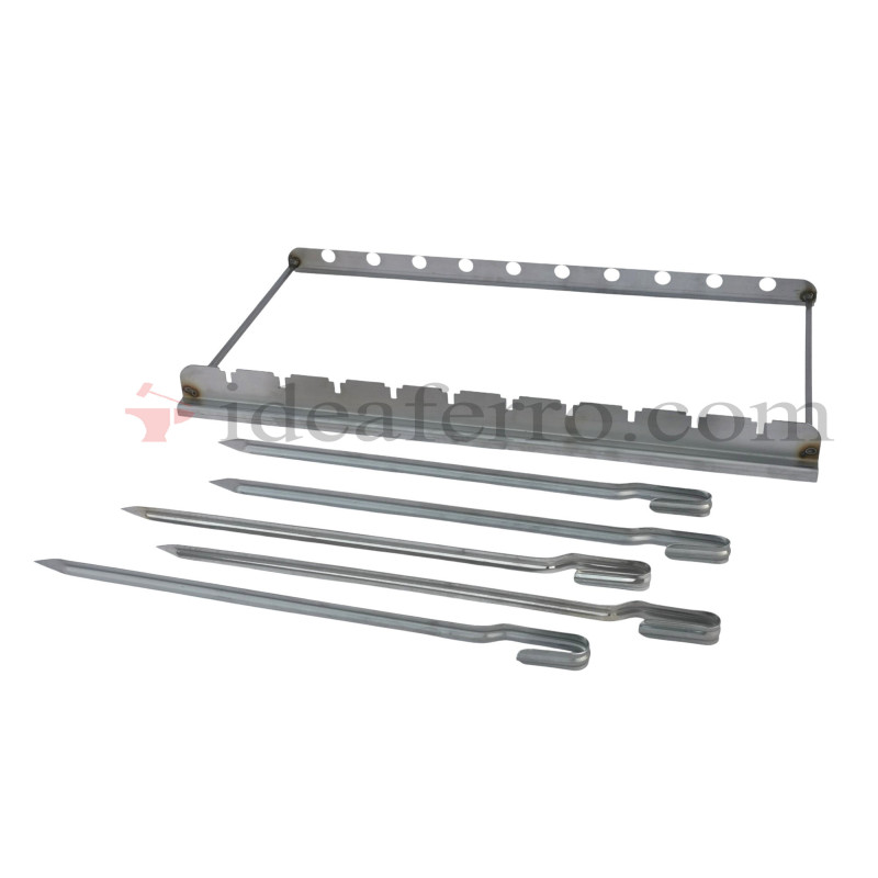 Griglia con sistema di sollevamento