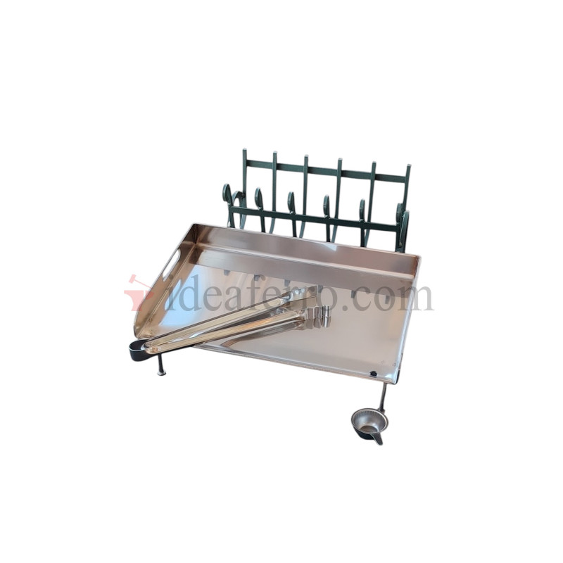 Piastra liscia in acciaio inox 304