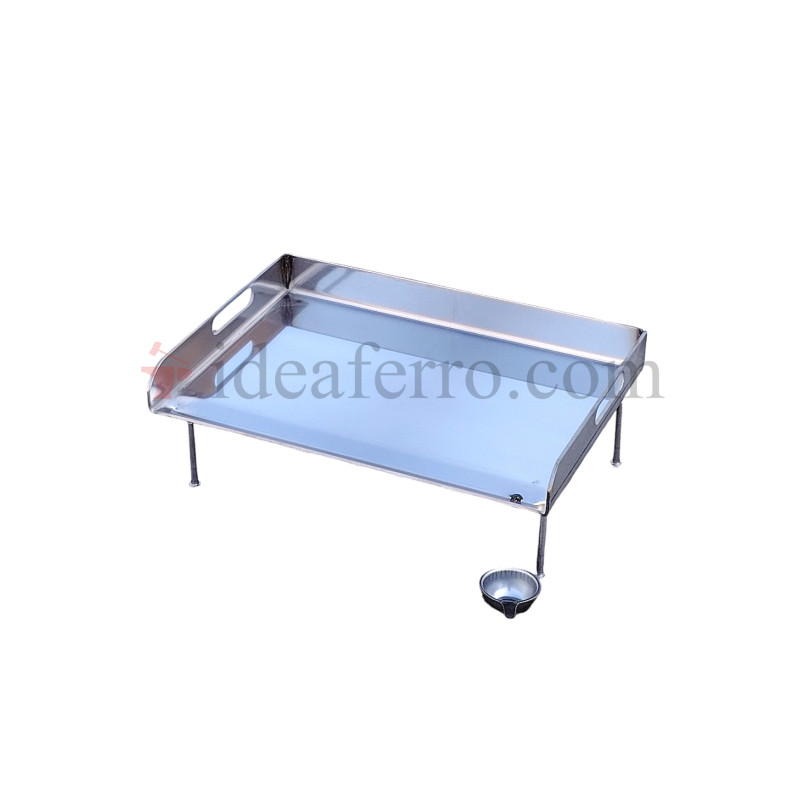 Piastra liscia in acciaio inox 304