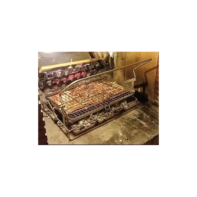 Graticola ribaltabile in acciaio inox 304