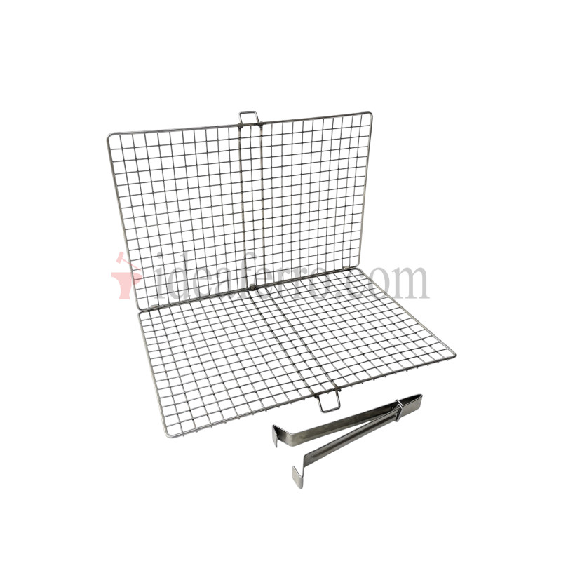 Graticola ribaltabile in acciaio inox 304