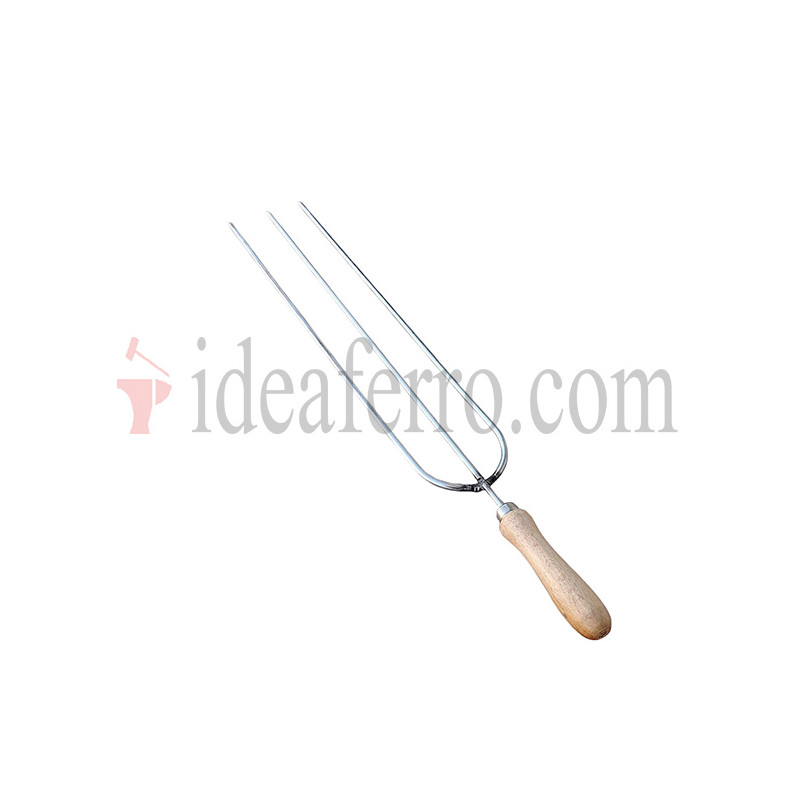Spiedone a 3 punte in acciaio inox 304