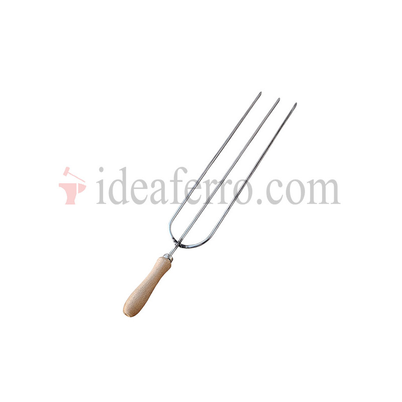 Spiedone a 3 punte in acciaio inox 304