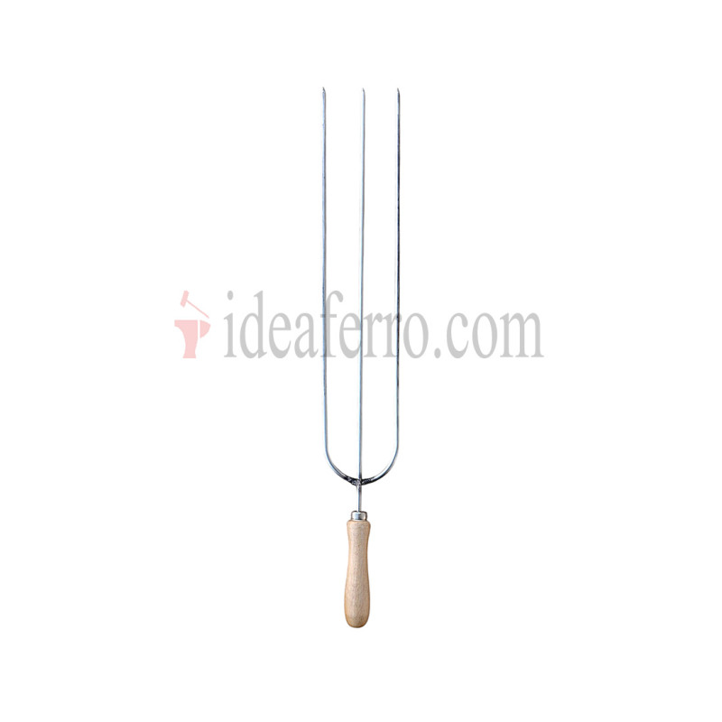 Spiedone a 3 punte in acciaio inox 304