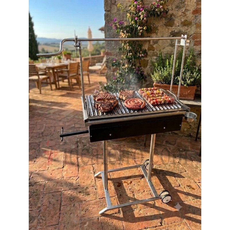 Barbecue a carbonella base