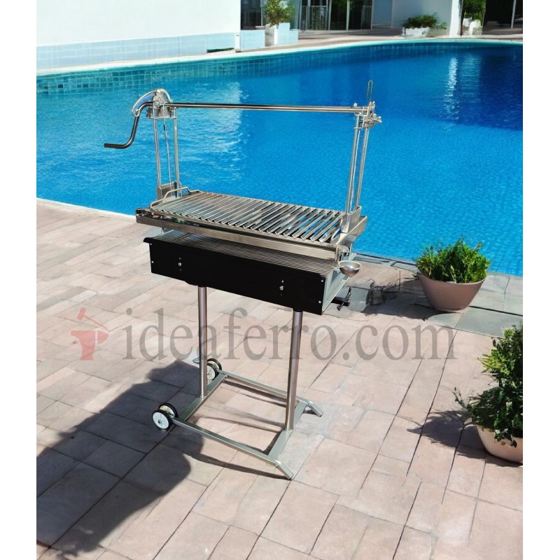 Barbecue a carbonella base