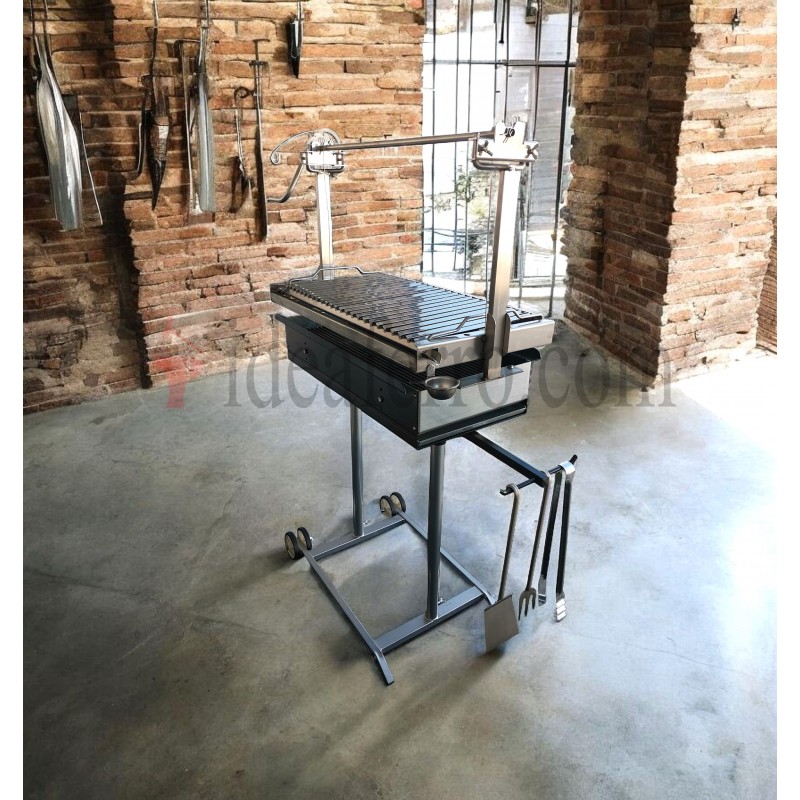 Barbecue a carbonella base