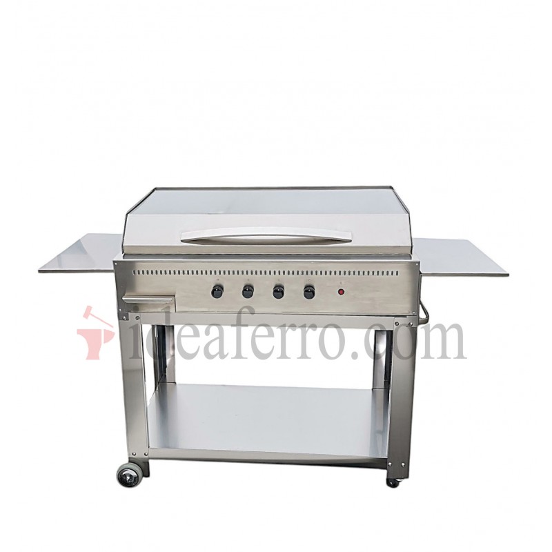 Barbecue a gas Professional 4 fuochi pietra ollare
