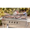 Barbecue a gas Professional 4 fuochi pietra ollare