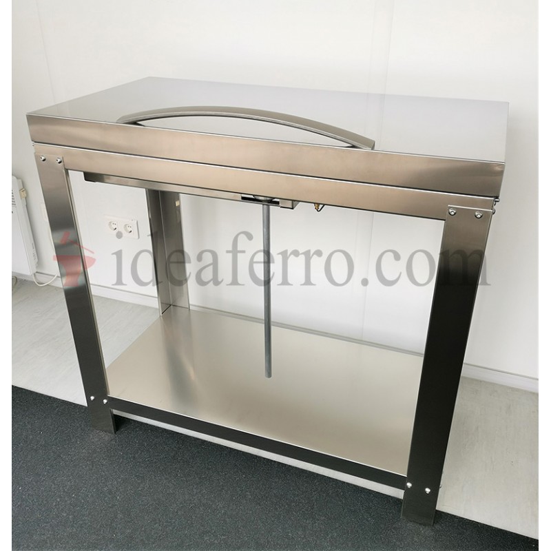 Cucina a Gas da Esterno con piastra ondulata in acciaio inox 304