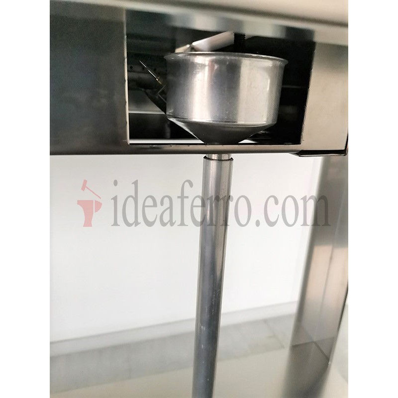 Cucina a Gas da Esterno con piastra ondulata in acciaio inox 304