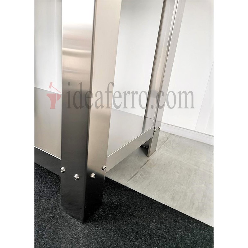 Cucina a Gas da Esterno con plancha liscia in acciaio inox 304